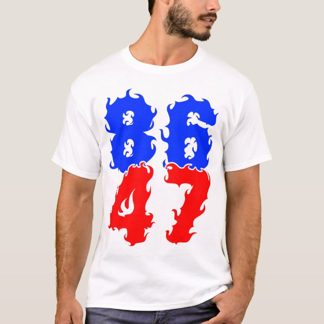 8647 Impeach Trump 47 T-Shirt (Vorderseite)
