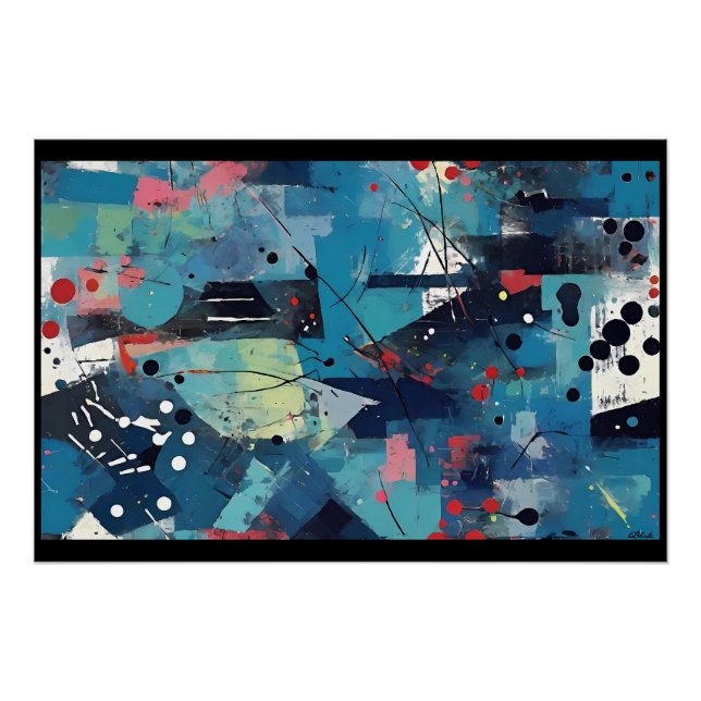 8647 - Ken Gage Abstrakt Art Poster (Vorderseite)