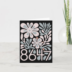 8647 Resist Subtle Floral Foxtrot Delta Tango Prot Karte