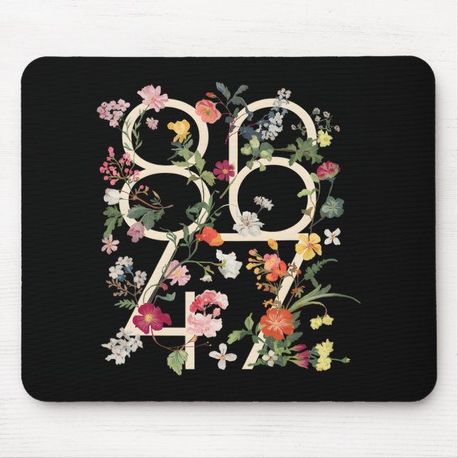 8647 Resist Subtle Floral Foxtrot Delta Tango Prot Mousepad (Vorne)