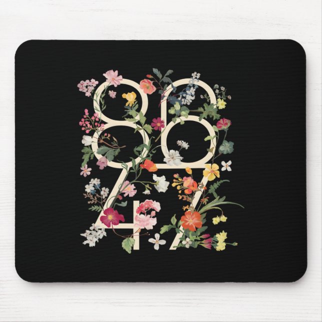 8647 Resist Subtle Floral Foxtrot Delta Tango Prot Mousepad (Vorne)