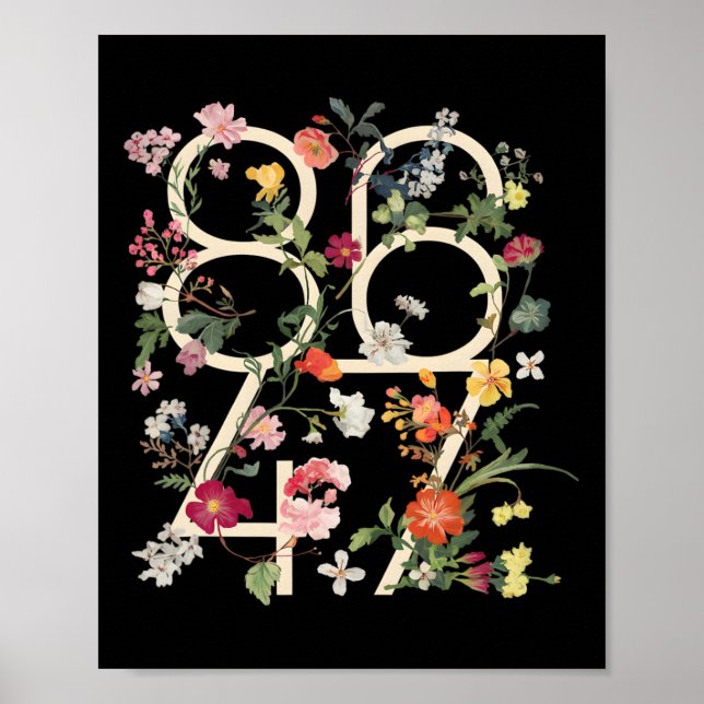 8647 Resist Subtle Floral Foxtrot Delta Tango Prot Poster (Vorne)