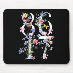 8647 Subtle Anti Trump 86 47 Floral Boho Style 1 Mousepad