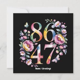 8647 Subtle Floral Boho Stil Ein Friedlicher Prote Einladung