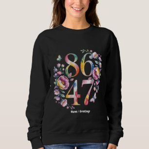 8647 Subtle Floral Boho Stil Ein Friedlicher Prote Sweatshirt