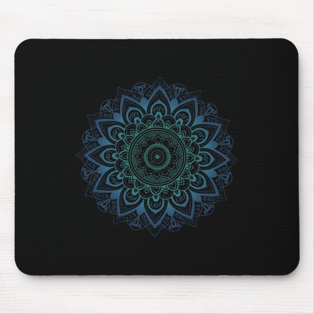 8647 Subtle Mandala 86 47 Trump Resist Trump Prote Mousepad (Vorne)