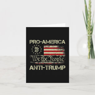 8647 We the People Pro-America Anti-Trump Tank Top Karte