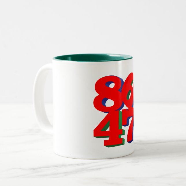 8647 ZWEIFARBIGE TASSE (Vorderseite Links)