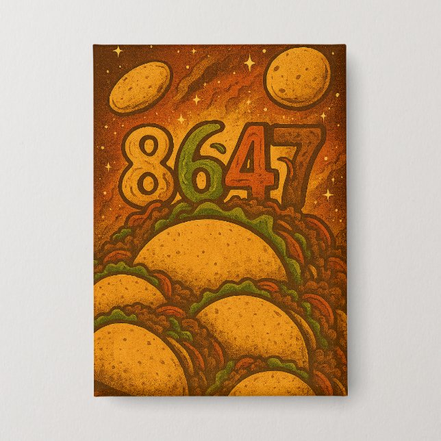 8647Taco Button (Vorderseite)