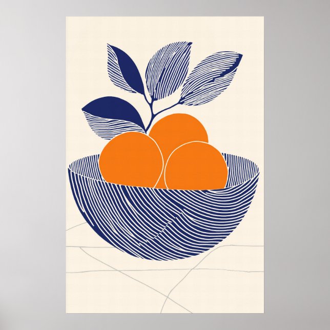 866 Abstrakt Poster (Vorne)