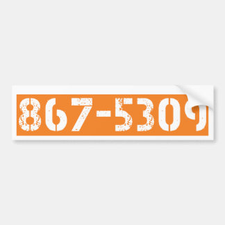 867-5309 AUTOAUFKLEBER