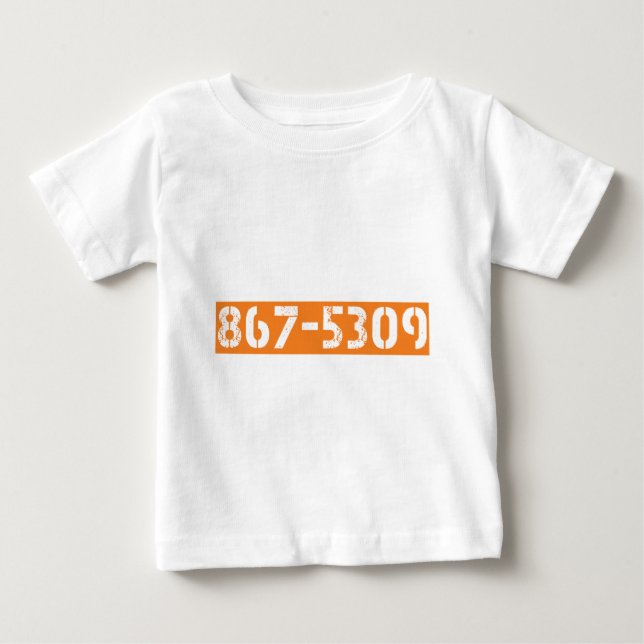 867-5309 BABY T-SHIRT (Vorderseite)