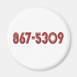 867-5309 MAGNET
