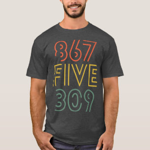 867 Five 309 Nostalgischer 80er Vintag Achtziges R T-Shirt