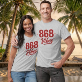 868 VIBES - ROTER TEXT T-Shirt