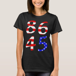 86 45 Anti-Trump-Patriotenflagge in Not für Frauen T-Shirt