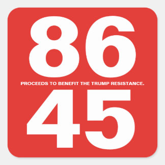 86 45 (Trump-Widerstand) Sticker