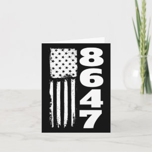 86 47 8647 Subtile Anti Trump Karte