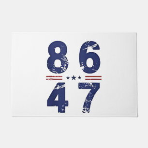 86 47 Anti Trump 8647 Retro Vintag Style Fußmatte