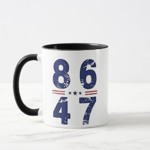 86 47 Anti Trump 8647 Retro Vintage Stil Tasse