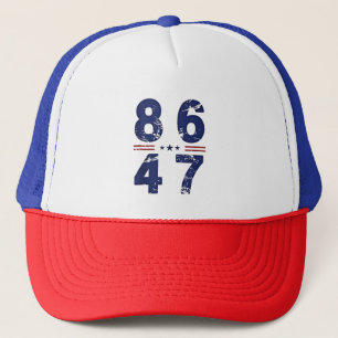 86 47 Anti Trump 8647 Retro Vintage Stil Truckerkappe