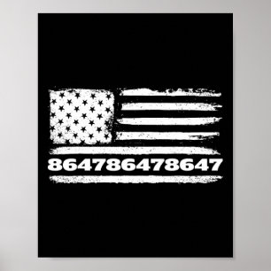 86 47 Anti-Trump 8647 subtile Anti-Trump Poster