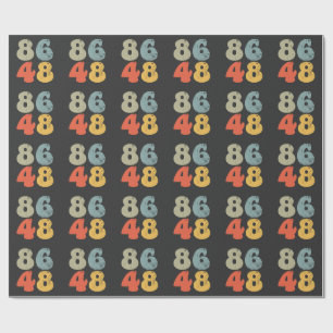 86 47 Anti Trump 8648 Retro Vintag Wahlen 2028 Geschenkpapier