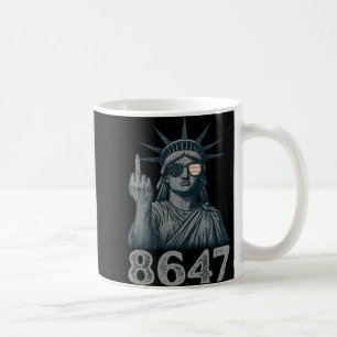 86 47 Anti Trump Funny 8647 Anti-Trump Statue of L Kaffeetasse