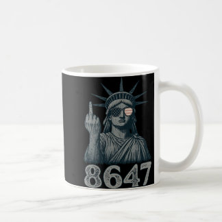 86 47 Anti Trump Funny 8647 Anti-Trump Statue of L Kaffeetasse