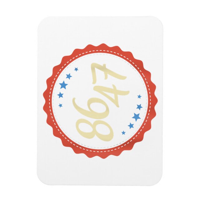 86 47 Anti Trump Funny Magnet (Vertikal)