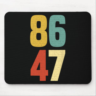 86 47 Anti Trump Präsident anklagen Mousepad