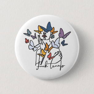 86 47 Anti-Trump-T - Shirt, Impeach President Button