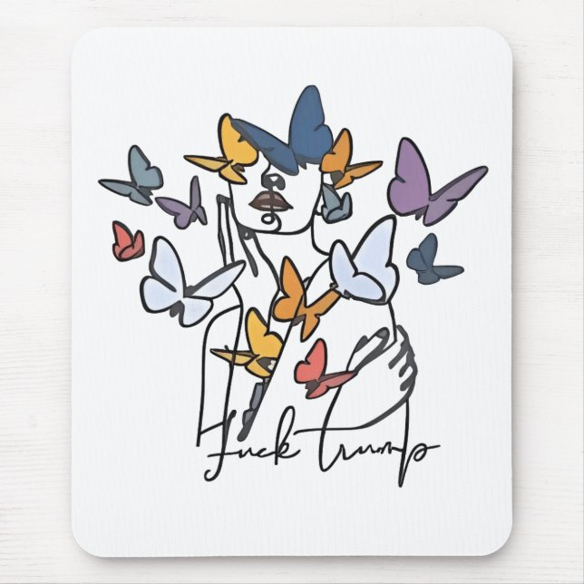 86 47 Anti-Trump-T - Shirt, Impeach President Mousepad (Vorne)