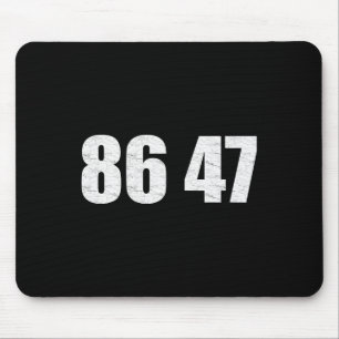 86 47 Anti-Trump-Vintage-Impeachment-Erklärung Mousepad