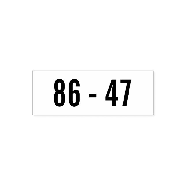 86-47 Stempel (Design)