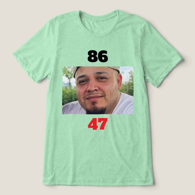86 47 Tri-Blend-Shirt Tri-Blend Shirt (Design Vorderseite)