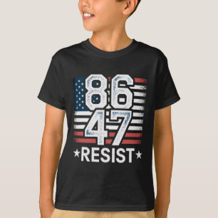 86 47 Widerstehe Anti Trump Entferne 47 Vintage 86 T-Shirt