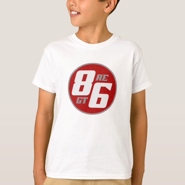 86 ae oder gt? T-Shirt (Vorderseite)