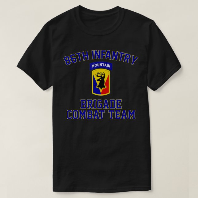 86. Infanterie Brigade Combat Team Veteran Veteran T-Shirt (Design vorne)