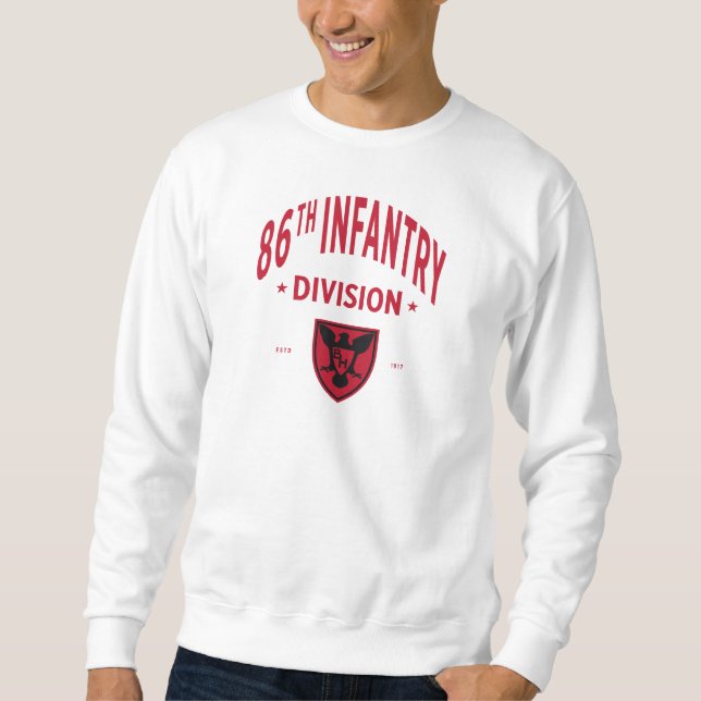 86. Infanterieabteilung - Militär der USA Sweatshirt (Vorderseite)