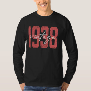 86 Jahre Vintag 1938 86. Geburtstagsdekoration T-Shirt