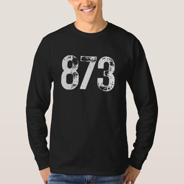 873 Area Code Sherbrooke QC Mobile Telephone Area  T-Shirt (Vorderseite)