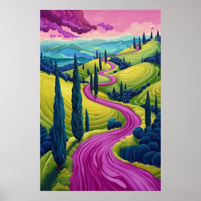 875 Abstrakt Poster (Vorne)