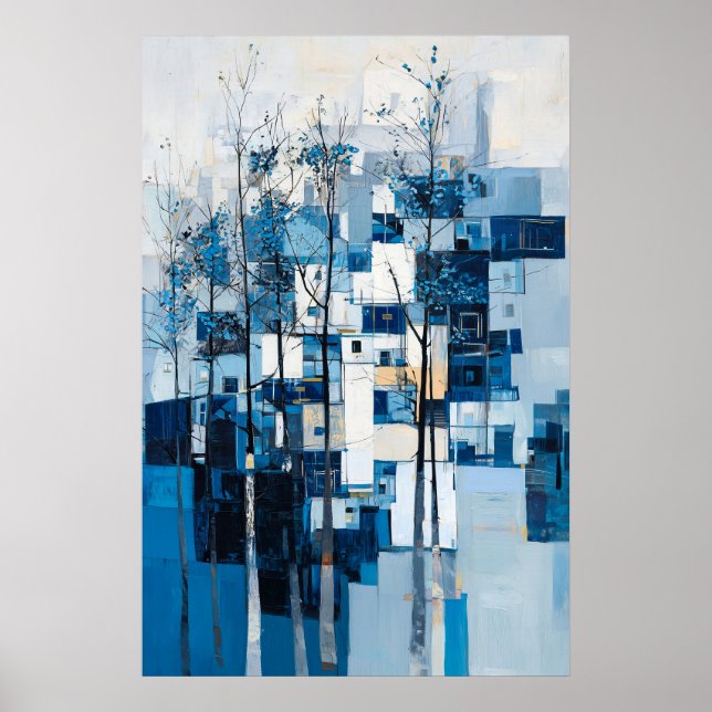 876 Abstrakt Poster (Vorne)