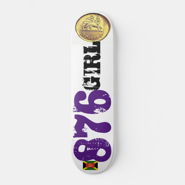 876 MÄDCHEN-Skateboard Skateboard (Vorderseite)