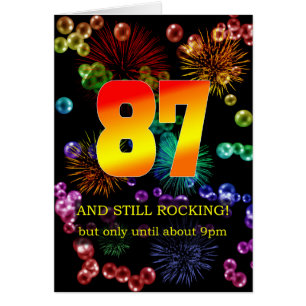 87. Geburtstag noch rocken