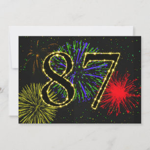 87. Geburtstagsparty Einladung