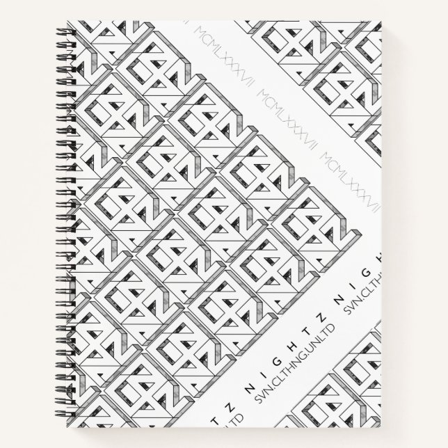 87. & Nightz Notizbuch (Vorderseite)