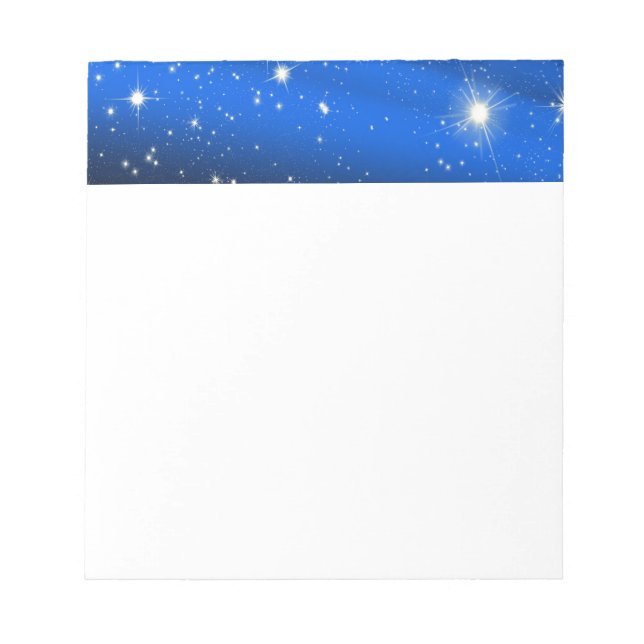 880294 ROYAL BLUE STARS PLACE UNIVERSE BACKGRUNDS NOTIZBLOCK (Vorderseite)