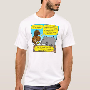 889 Rhino Phallus-Cartoon T-Shirt